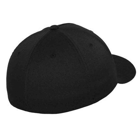 Flexfit Classic 5 Panel Baseball Cap Unisex, Schwarz