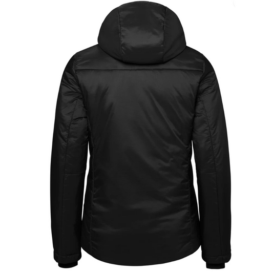 Hakro Kapuzen-Thermo-Loftjacke Damen, Schwarz