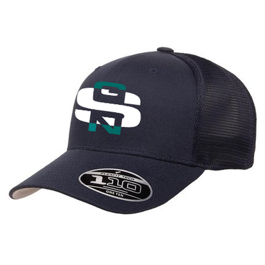 Flexfit 110MT Mesh Trucker Cap Unisex, Navy