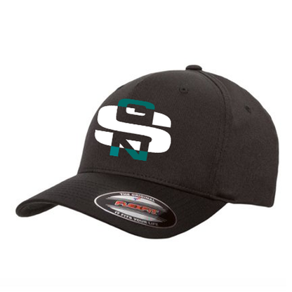 Flexfit Classic 5 Panel Baseball Cap Unisex, Schwarz