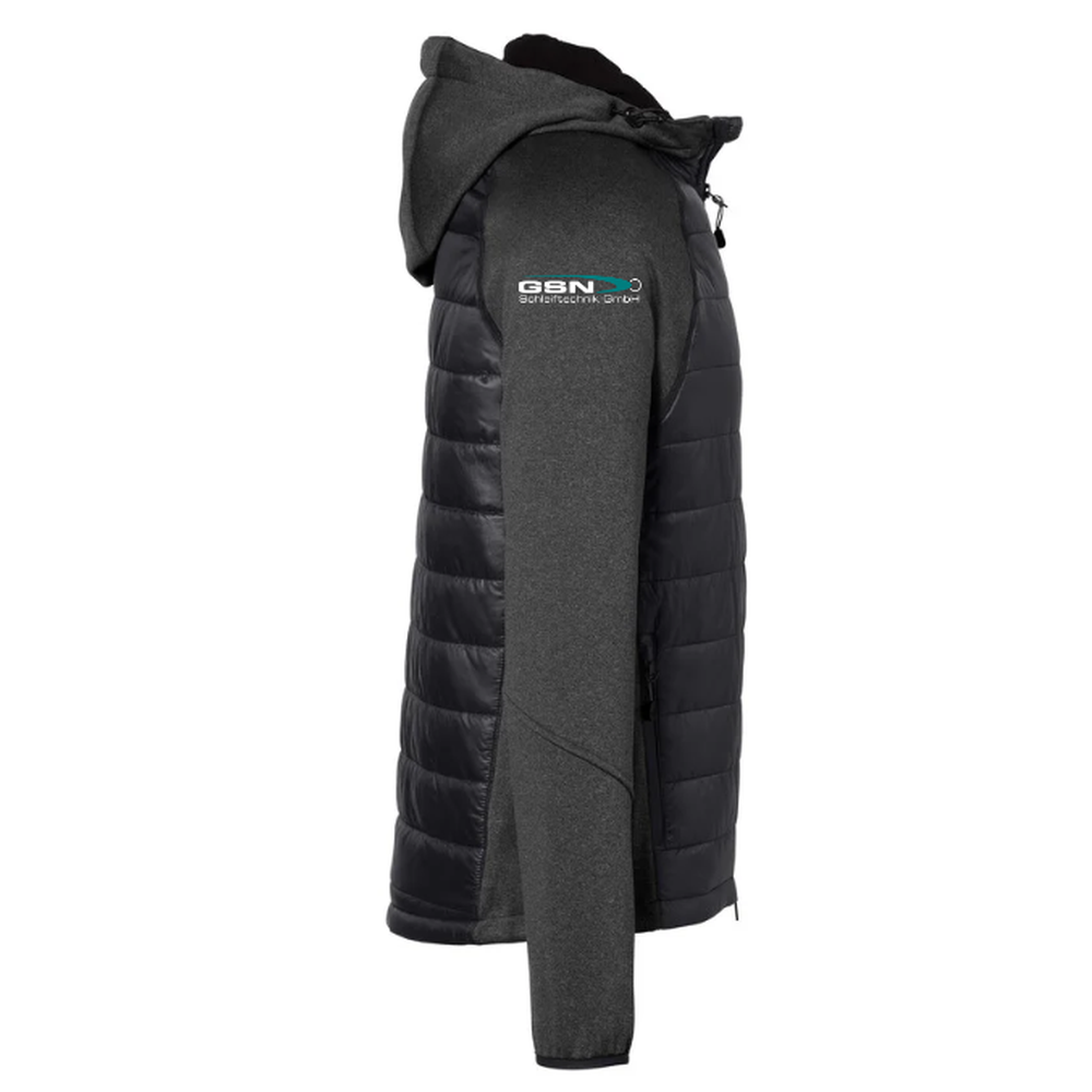 Hakro Kapuzen-Hybridjacke Herren, tinte