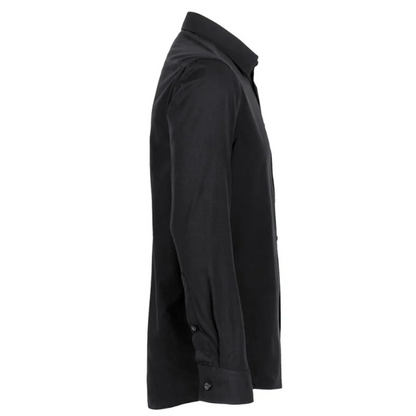 Hakro Hemd Mikralinar Comfort, Schwarz 123