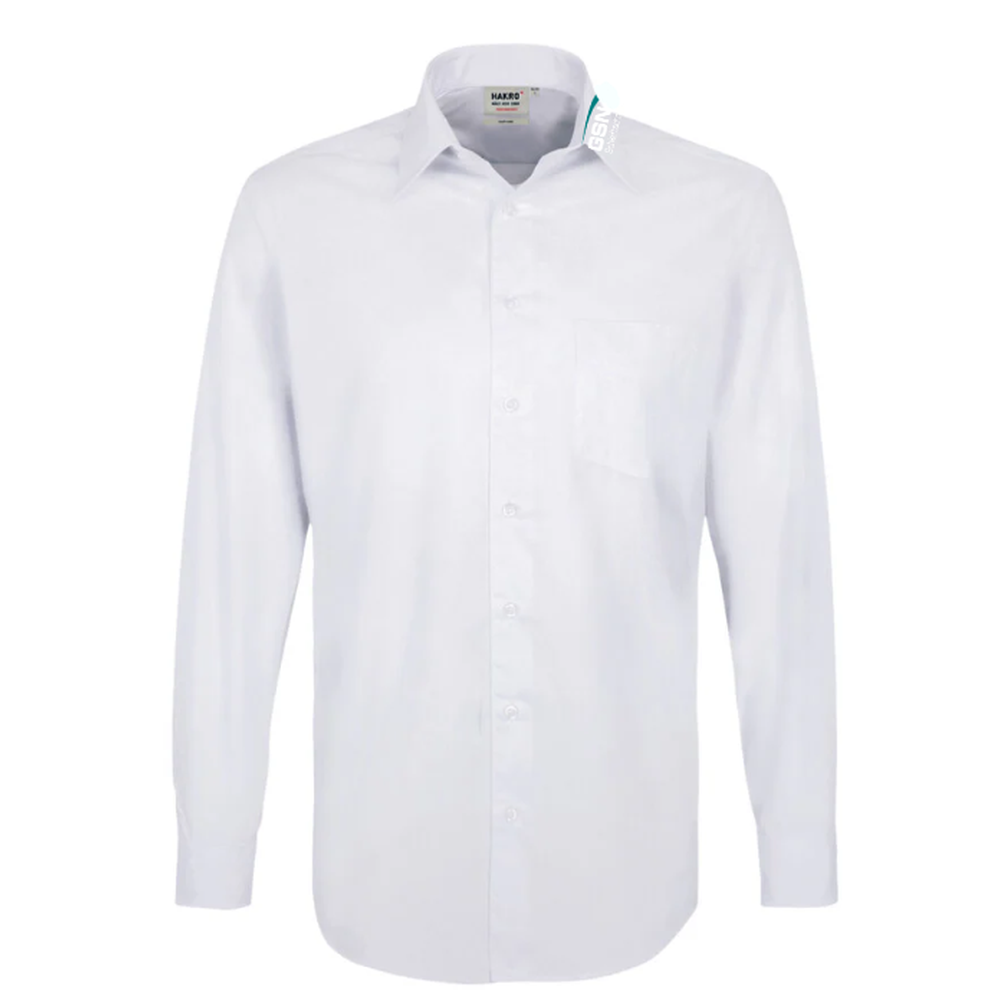 Hakro Hemd Mikralinar Comfort, Weiß 123