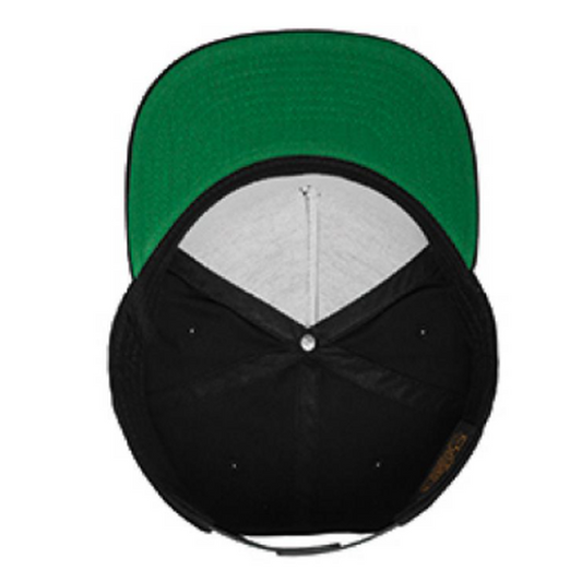 Classic 5 Panel Snapback Flexfit, Schwarz