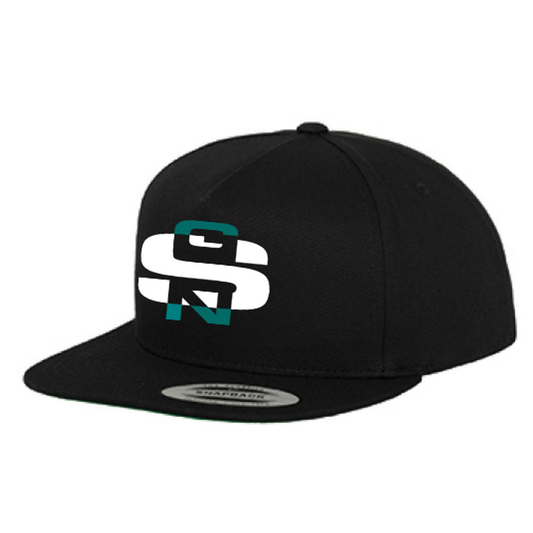 Classic 5 Panel Snapback Flexfit, Schwarz